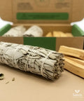 Ramillete de salvia con palo santo para quemar