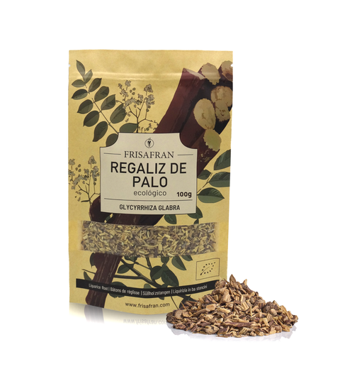 Regaliz corte infusión a granel ecológico de 100 gramos