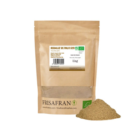 Regaliz de palo en polvo, producto ecológico de 5 kilos