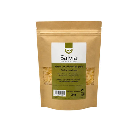 Resina de colofonia en grano para incienso, formato de 100 gramos