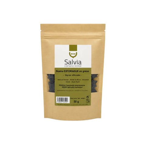 Resina de estoraque en grano para inciensos, formato de 50 gramos