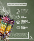 Sahúmo de atado de salvia 7 chakras
