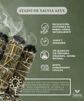 Sahúmo de salvia azul