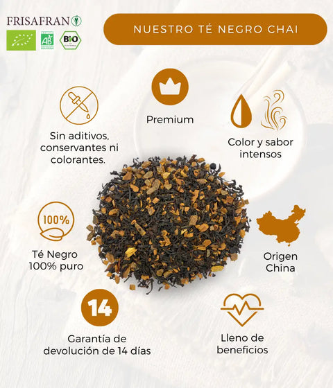 Té chai ecológico Frisafran a granel
