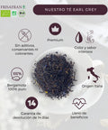 Té Earl Grey ecológico de Frisafran, formato a granel 