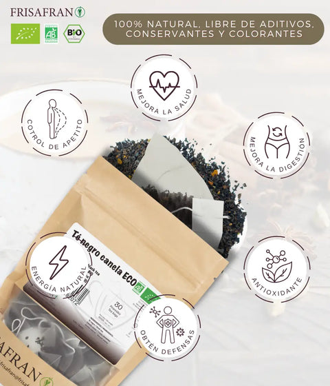 Té negro canela ecológico frisafran