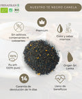Té negro con canela a granel, té ecológico de frisafran