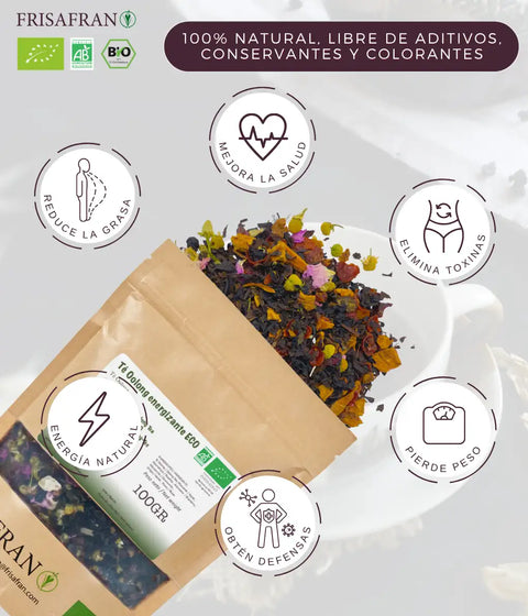 Beneficios del té azul oolong ecológico a granel de Frisafran