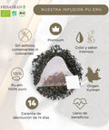 Té rojo pu-erh en bolsitas de frisafran
