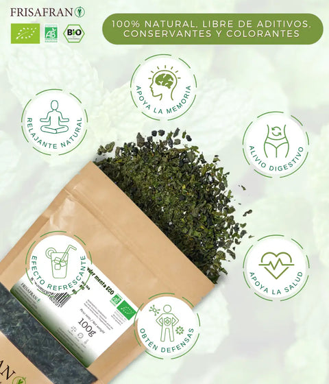 Té verde gunpowder ecológico de Frisafran en formato a granel